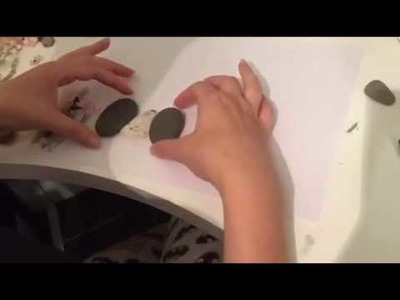 How to make a pebble art picture.