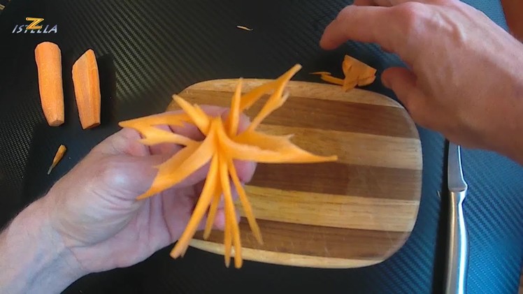 How to make amazing butterfly from carrot- Karotten Schmetterling-Répa pillangó -Zoltan Istella