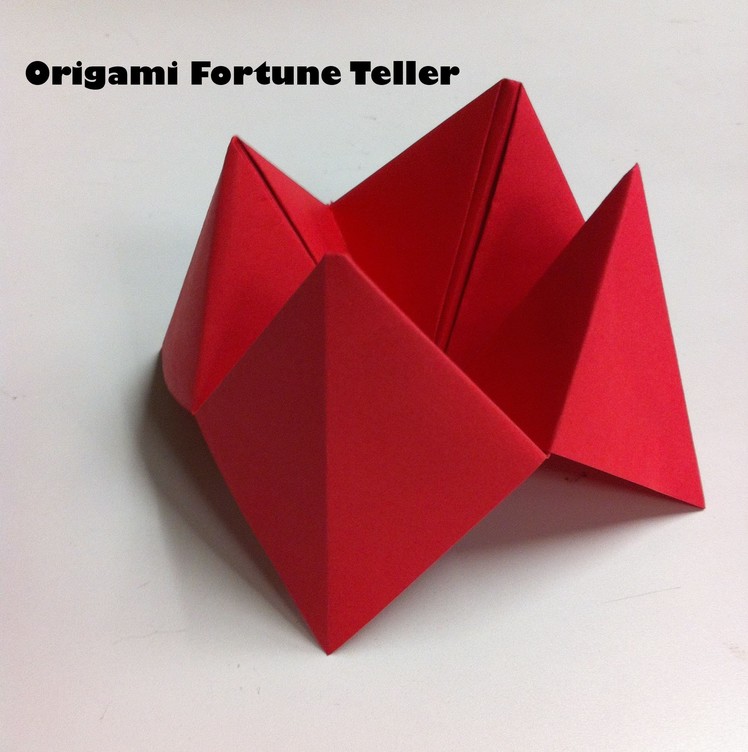 How To Make An Origami Fortune Teller! [EASY]