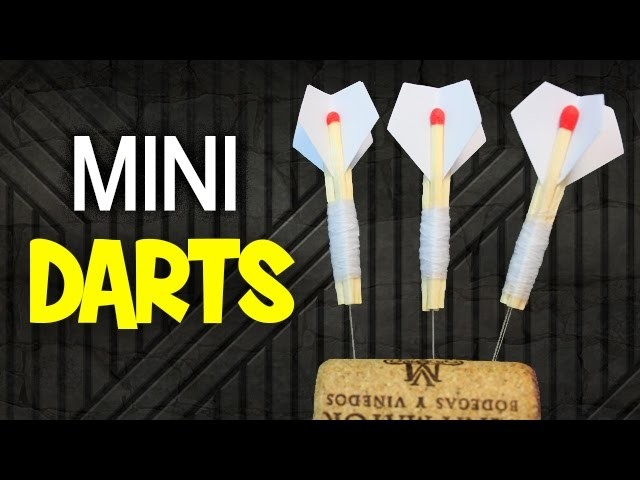 How to make Darts and a Dartboard | Mini Weapons