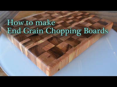 How to make end grain cutting boards. chopping boards - JordsWoodShop