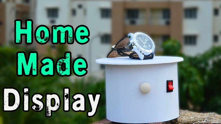 How to make Rotating Display Stand - Adjustable Speed - Easy To Make