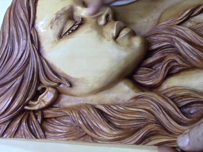 How to stain and finish basswood wood carving, Fred Zavadil