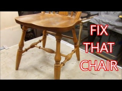 Kitchen Chair Repair - How To Make Replacement Parts