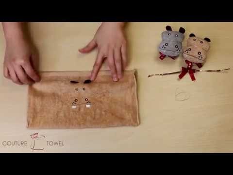 Towel Folding | How to Fold Towel Origami: Hippos