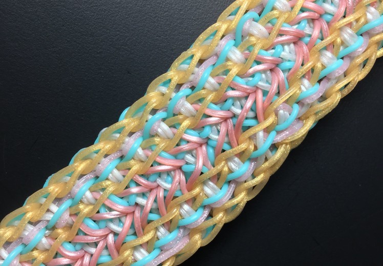 A Beautiful Mess Rainbow Loom Bracelet.How To