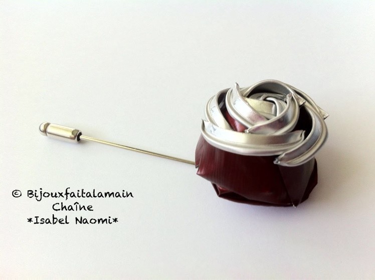 DIY coffee pod: How to make a Rose brooch