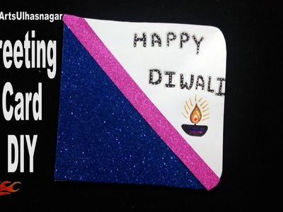 DIY Easy Diwali Greeting Card | School Project for Kids | How to make | JK Easy Craft 196