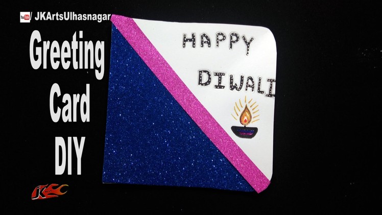 DIY Easy Diwali Greeting Card | School Project for Kids | How to make | JK Easy Craft 196