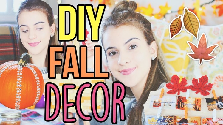DIY Tumblr Fall Room Organization & Decor 2016! How to Make Your Room Cozy for Fall! 