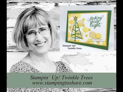 How to Bokeh with Stampin' Up! Twinkle Trees