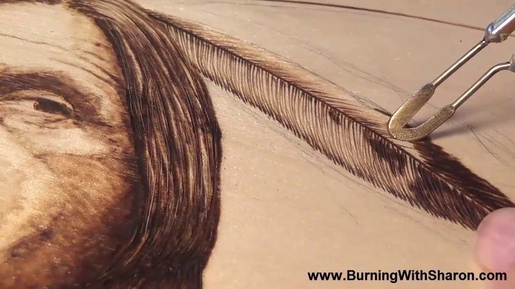 How to Burn a Patterned Feather