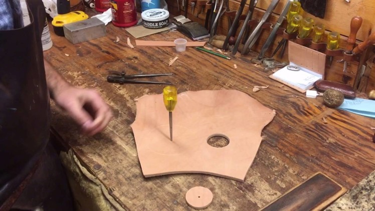 How to Cut Big Circles in Leather