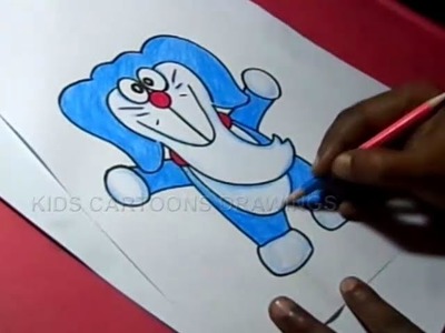 How to Draw Doremon Ganesha Drawing for Kids Step by step