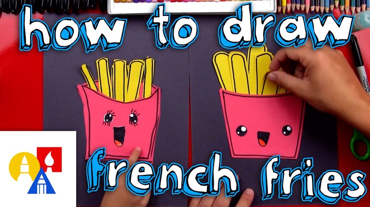 How To Draw French Fries Cutout
