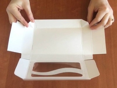 How to Fold Swirl Window Candy Boxes