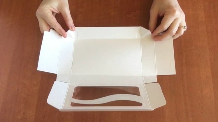 How to Fold Swirl Window Candy Boxes