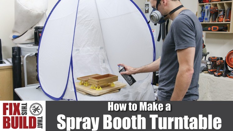 How to Make a $5 DIY Spray Booth Turntable