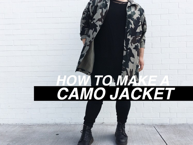 HOW TO MAKE A CAMO.ARMY JACKET | BLONDEWOLFF