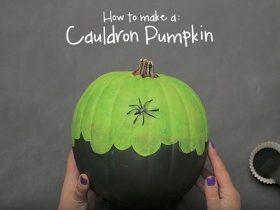 How to Make a Cauldron Pumpkin