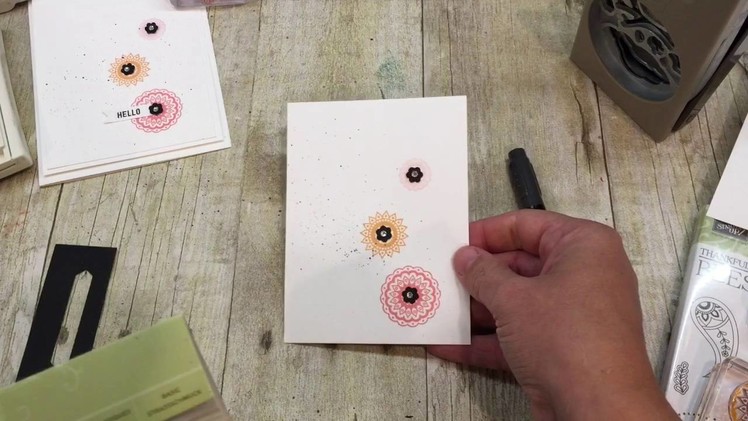 How to make a Clean and Simple Paisleys and Posies Card