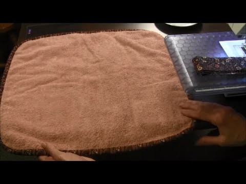 How to Make a Dish Drying Mat from an Old Towel (Recycling Craft)