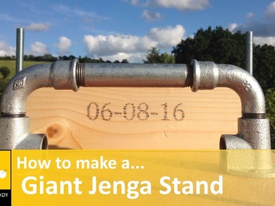 How to make a Giant Jenga with stand