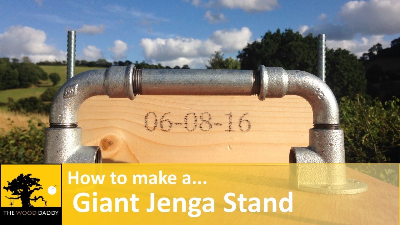 How to make a Giant Jenga with stand