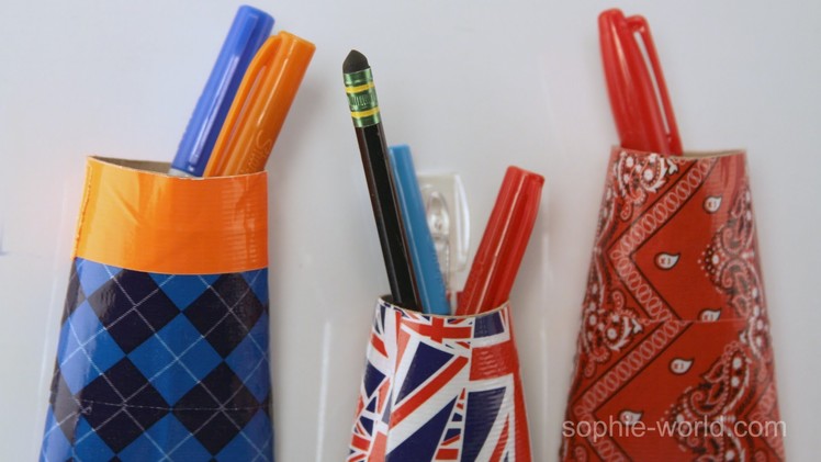 How to Make a Locker Pocket from a TP Tube | Sophie's World