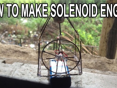 How To Make A Mini Solenoid Engine - FUN PROJECT!!!