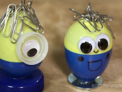 How to Make a Minion Paper Clip Holder | Sophie's World