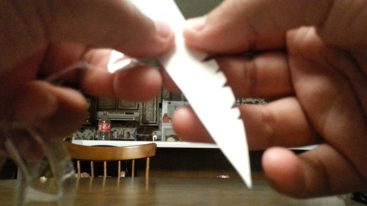 How to make a pocket knife out of paper !!
