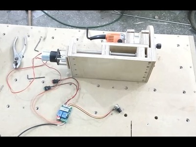 How to make a router lift. ver1(part2-Automatic)