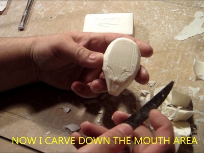 HOW TO MAKE A SOAP CARVING WITH DAVE ZACHARY ALIEN HEAD
