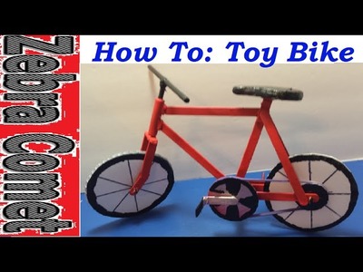 How To Make A Toy Bike (Using Popsicle Sticks)
