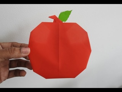How to make an Origami Apple easily. 