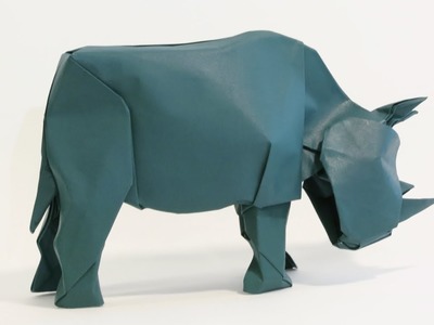 How to make an Origami Rhinoceros