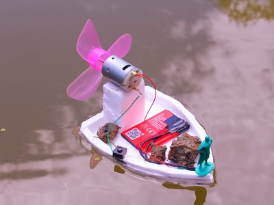 How to make an Powerful Electric Air Boat - Very Easy Way
