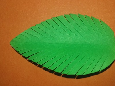 HOW TO MAKE AND CUT PAPER CUTTING ATTRACTIVE LEAF TUTORIAL STEP BY STEP