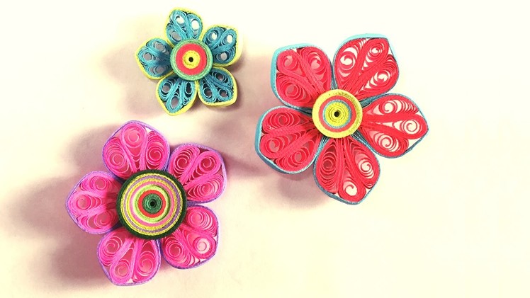 How To Make Beautiful Flower Design Using Paper Art Quilling | Paper Quilling Art