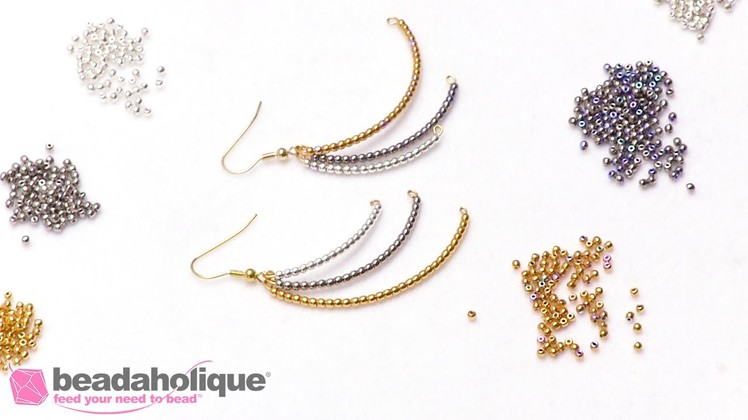 How to Make Cascading Dangle Earrings using Memory Wire