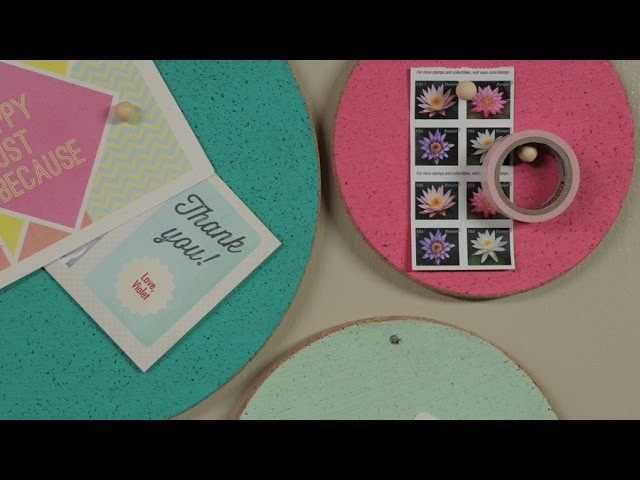 How to Make Corkboard Message Circles