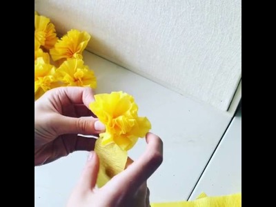 How to make Crepe Paper Flowers
