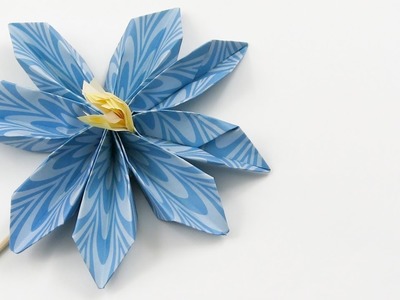 How to Make Easy Beautiful Origami Forget-Me-Not Flowers