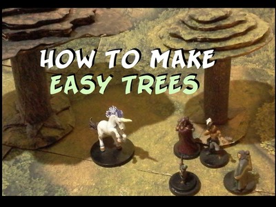 How to Make: Easy Tabletop Trees.