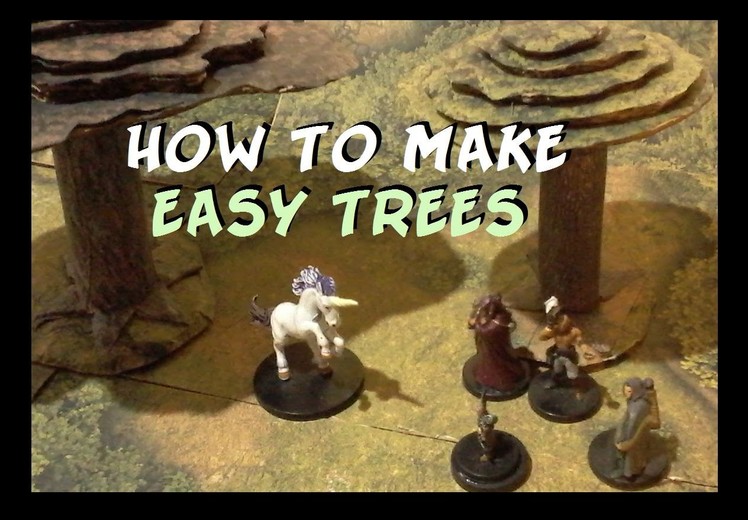 How to Make: Easy Tabletop Trees.