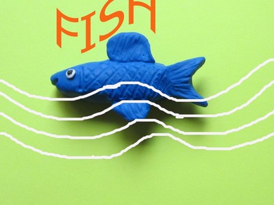 How to make fish using clay | Clay art for kids | Fish Clay Model