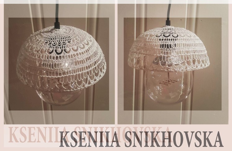 How to make LAMPSHADE with 3d pen