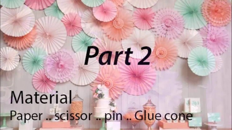 How to make Paper flowers For Party decoration