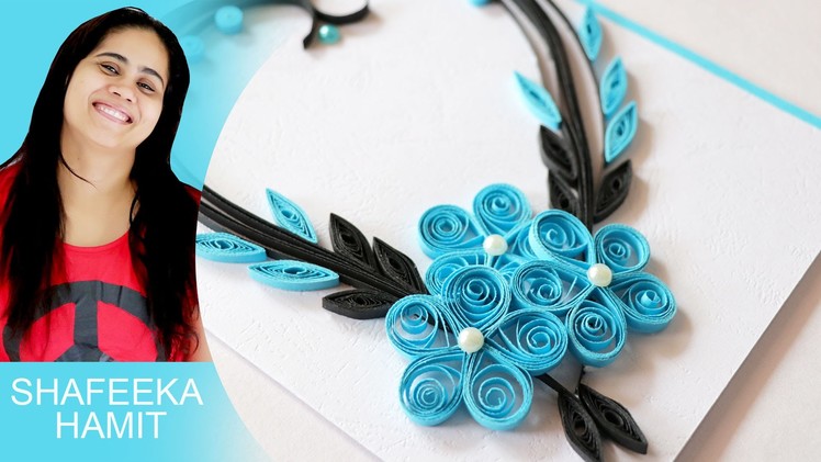 How to make paper quilling b'day cards